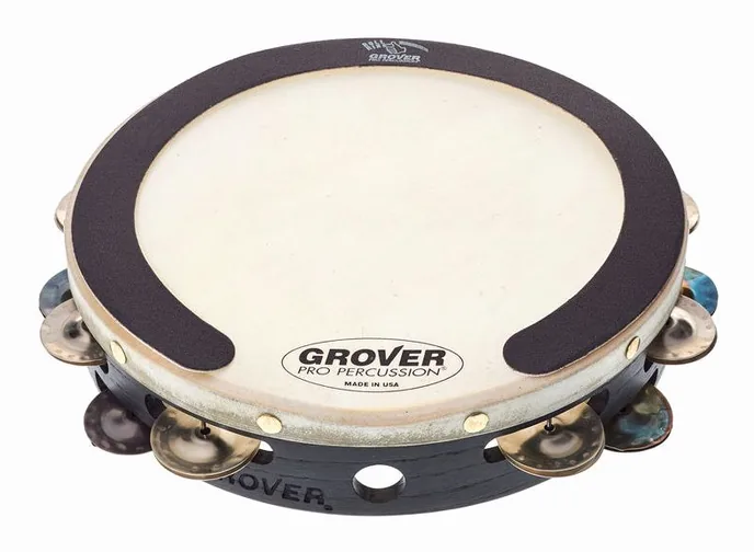 Grover Pro Percussion T2/HS Tambourine, vue de profil, photo 3
