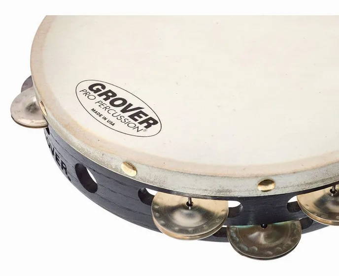 Grover Pro Percussion T2/HS Tambourine, vue de près, photo 4