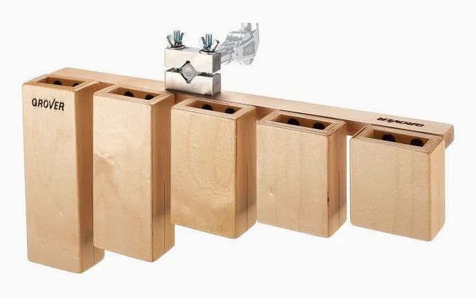 Grover Pro Percussion TPB-X Temple Blocks, vue de face