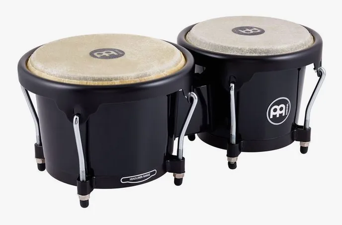 Meinl HB50BK Journey Bongos Black, vue de près, photo 3