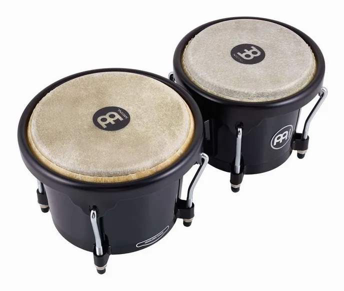 Meinl HB50BK Journey Bongos Black, vue de trois quarts, photo 4