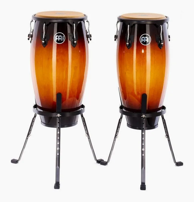 Meinl HC512 Conga Set 11"+12" -VSB, de face sur fond neutre