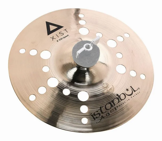 Istanbul Agop 08" Xist ION Splash Brilliant, vue de près, de face