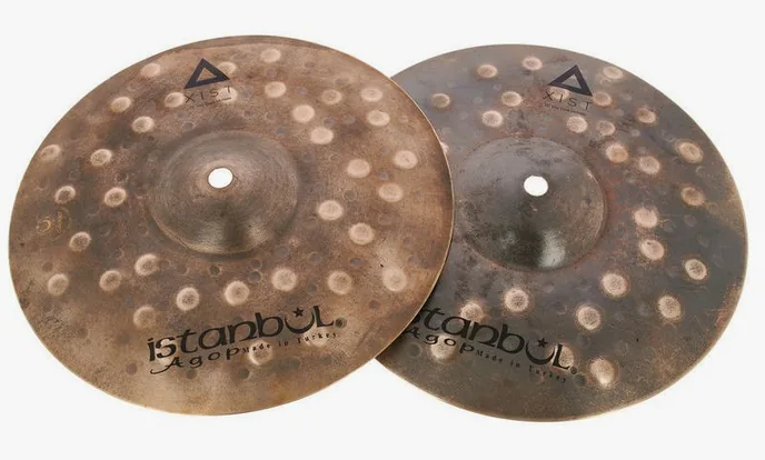 Istanbul Agop 10" Xist Dry Dark Hi-Hat, vue de dessus, photo 2