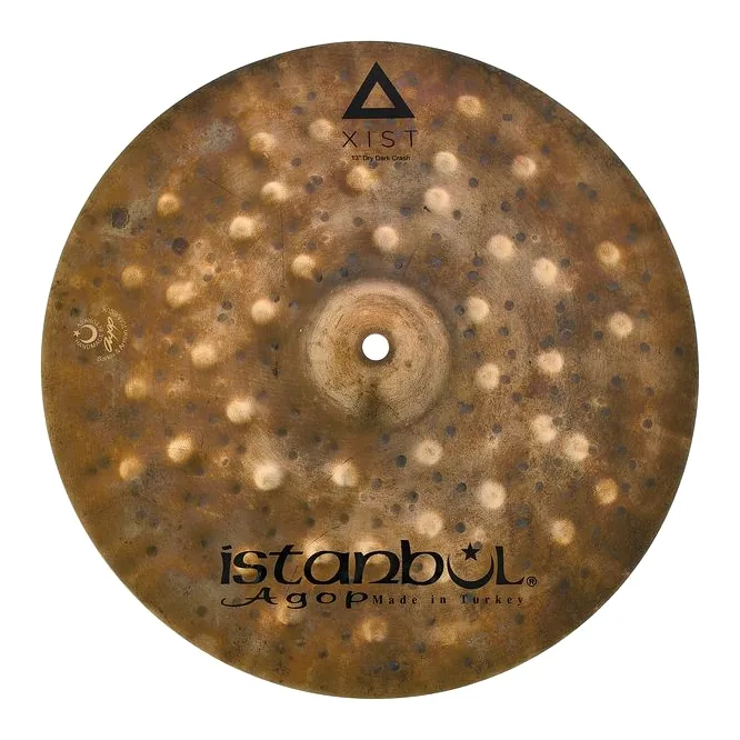 Istanbul Agop 13" Xist Dry Dark Crash, vue de profil, photo 2
