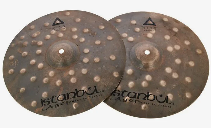 Istanbul Agop 13" Xist Dry Dark Hi-Hat, sur fond neutre, photo 2