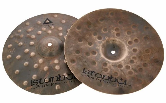 Istanbul Agop 13" Xist Dry Dark Hi-Hat, vue de dessus, photo 3