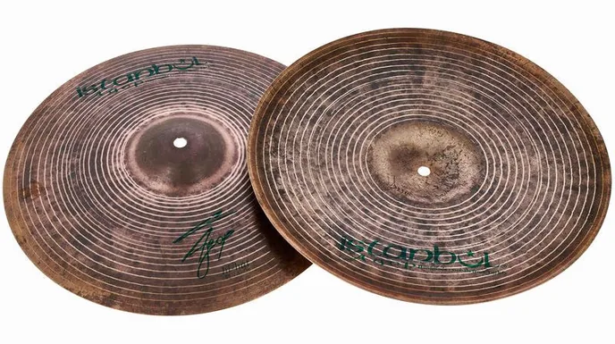 Istanbul Agop 14" Agop Signature Hi-Hat, vue de trois quarts, photo 3