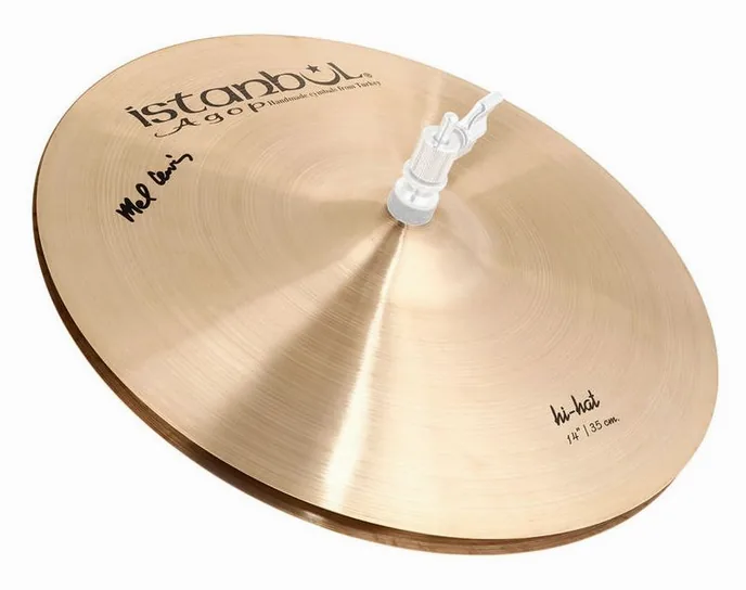 Istanbul Agop 14" Mel Lewis Sign. Hi-Hat, vue de face