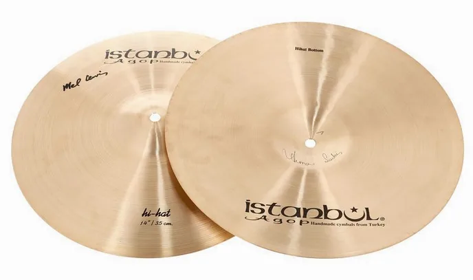 Istanbul Agop 14" Mel Lewis Sign. Hi-Hat, vue de profil, photo 3