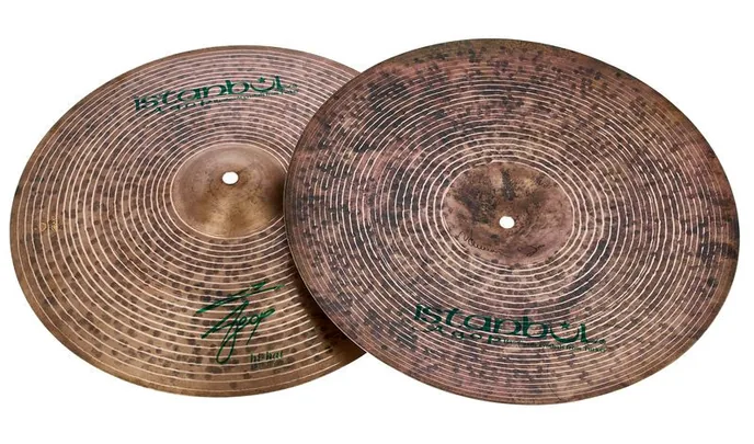 Istanbul Agop 15" Agop Signature Hi-Hat, vue de profil, photo 2