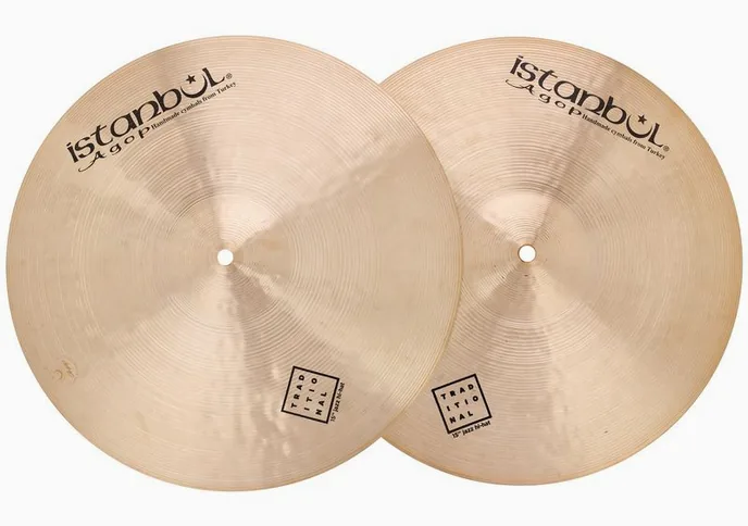 Istanbul Agop 15" Traditional Jazz Hi-Hat, vue de dessus, photo 2