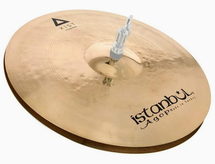 Istanbul Agop 15" Xist Power Hi-Hat, vue de près, de face