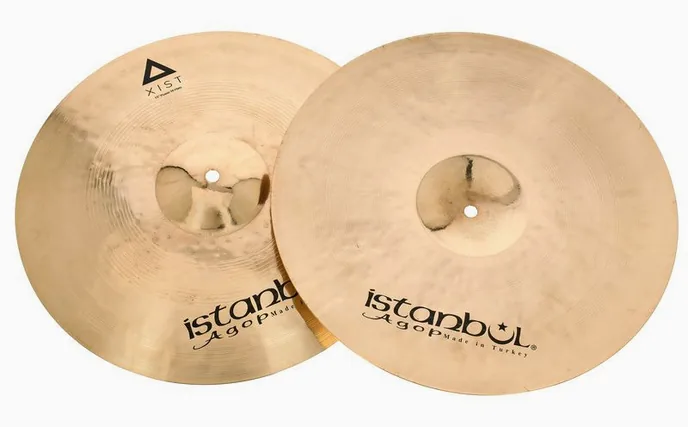 Istanbul Agop 15" Xist Power Hi-Hat, vue de trois quarts, photo 3