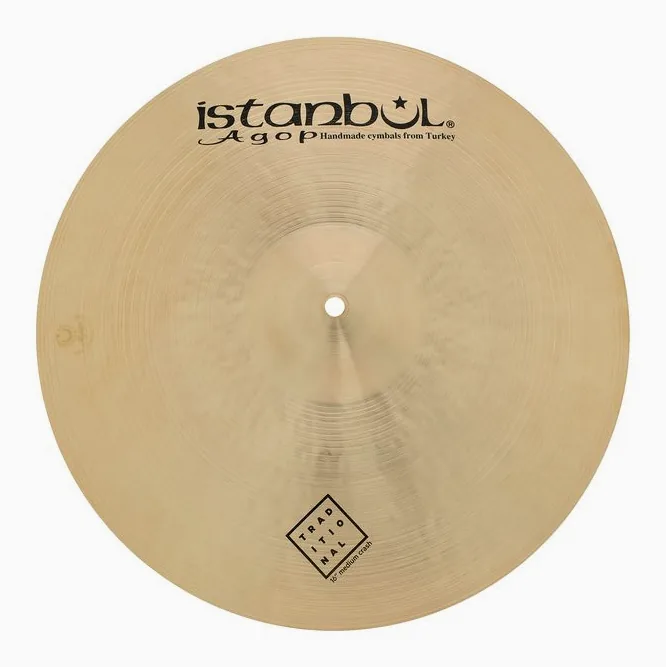 Istanbul Agop 16" Traditional Medium Crash, vue de profil, photo 2