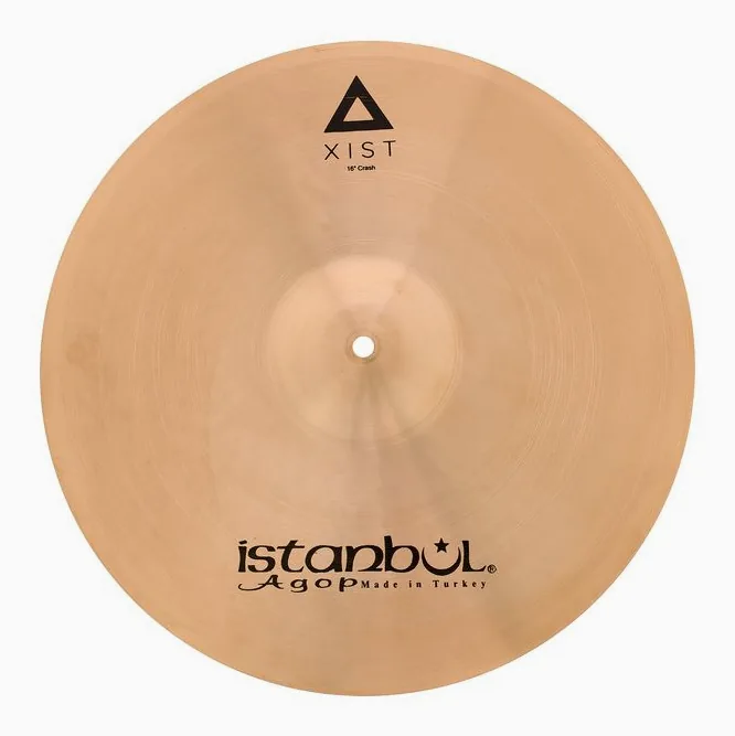 Istanbul Agop 16" Xist Crash Natural, vue de trois quarts, photo 2