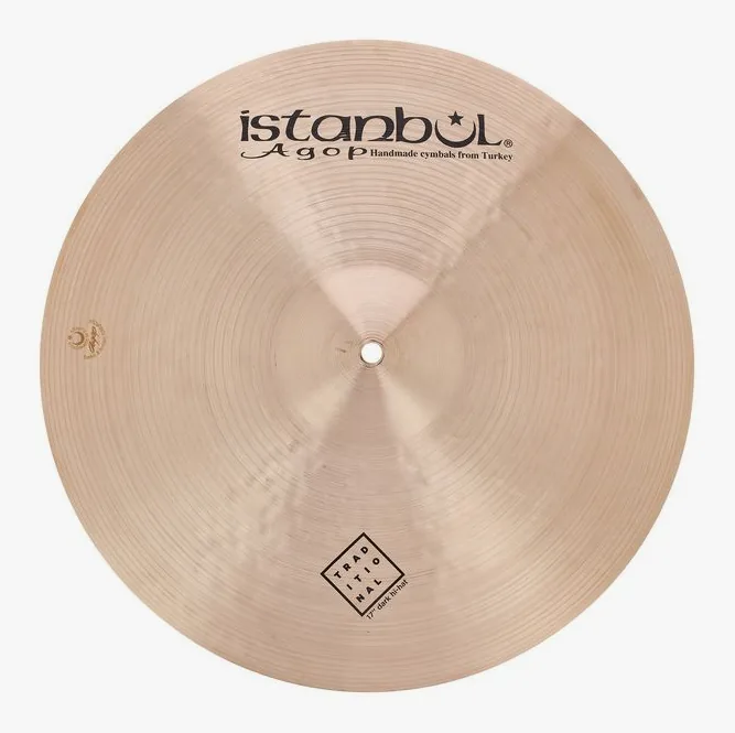 Istanbul Agop 17" Traditional Dark Hi-Hat, vue de près, photo 4