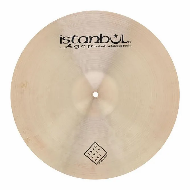Istanbul Agop 17" Traditional Thin Crash, vue de dessus, photo 2