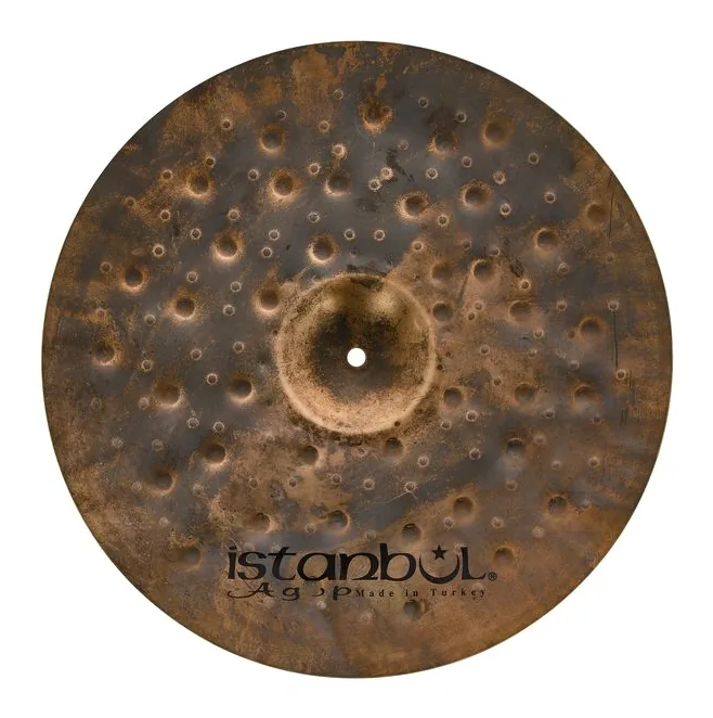 Istanbul Agop 17" Xist Dry Dark Crash, vue de profil, photo 3