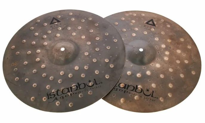 Istanbul Agop 17" Xist Dry Dark Hi-Hat, vue de près, photo 2