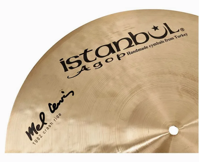 Istanbul Agop 18" Mel Lewis Sign. 1982 Crash, vue de près, photo 3
