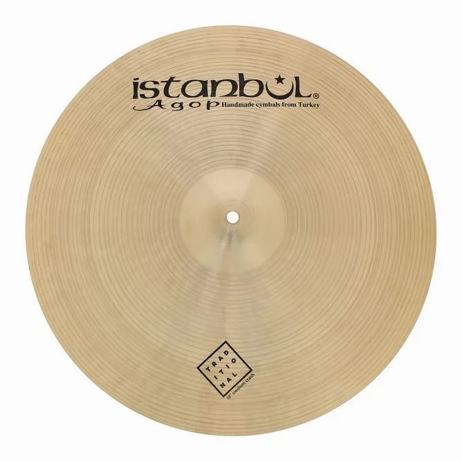Istanbul Agop 18" Traditional Medium Crash, vue de dessus, photo 2