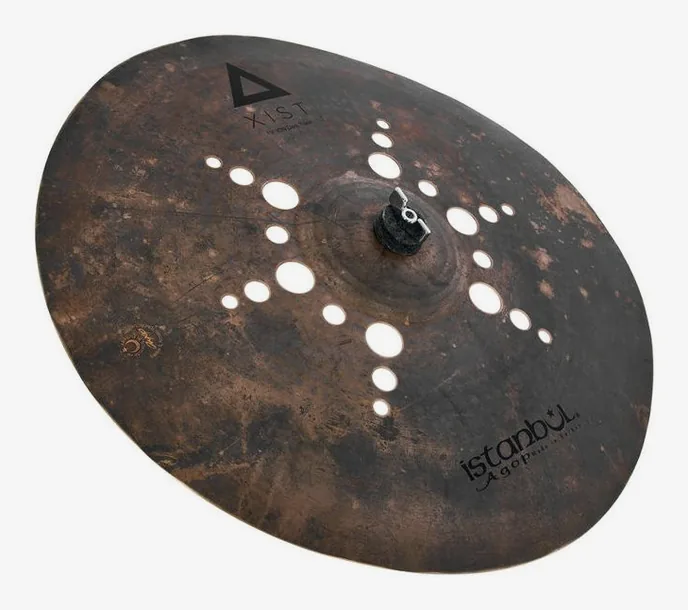 Istanbul Agop 19" Xist Dark ION Trash, sur fond neutre