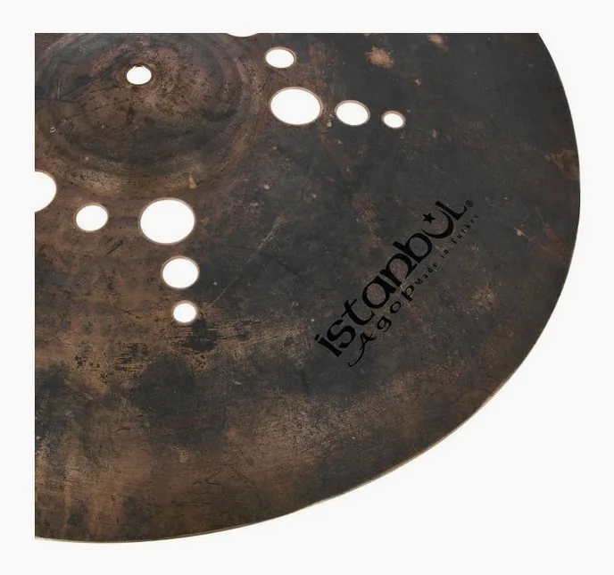 Istanbul Agop 19" Xist Dark ION Trash, vue de face, photo 3