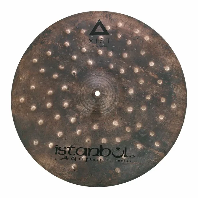 Istanbul Agop 19" Xist Dry Dark Ride, vue de dessus, photo 2