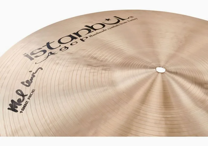 Istanbul Agop 20" Mel Lewis 1982 Sign. Ride, sur fond neutre, photo 3