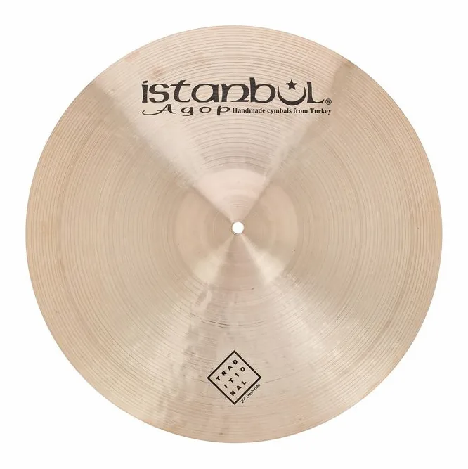 Istanbul Agop 20" Traditional Crash Ride, vue de profil, photo 2