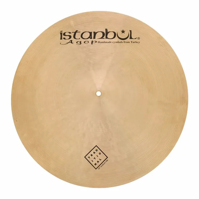Istanbul Agop 20" Traditional Medium Ride, vue de trois quarts, photo 2
