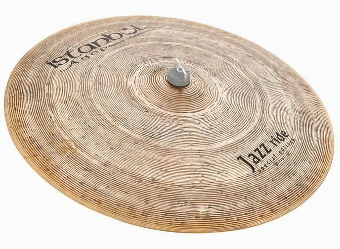 Istanbul Agop 21" Custom Series SE Jazz Ride, vue de près, de face