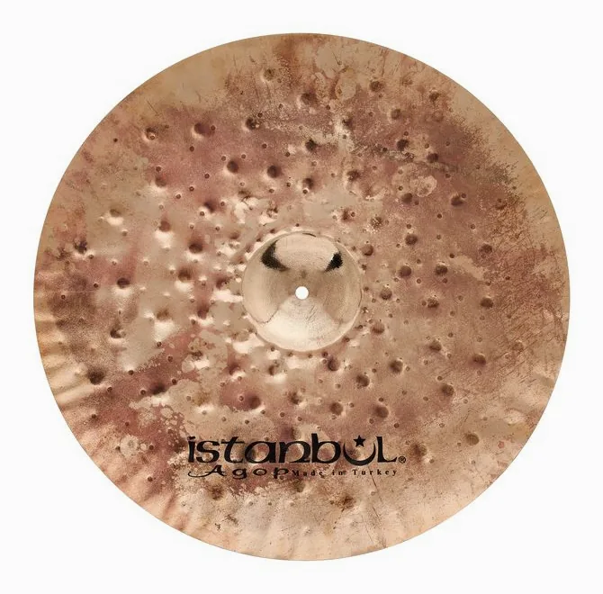 Istanbul Agop 21" Xist Dry Dark Brill. Crash, vue de dessus, photo 3