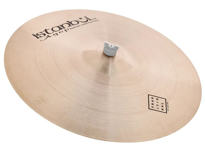Istanbul Agop 22" Traditional Crash Ride, vue de près, de face