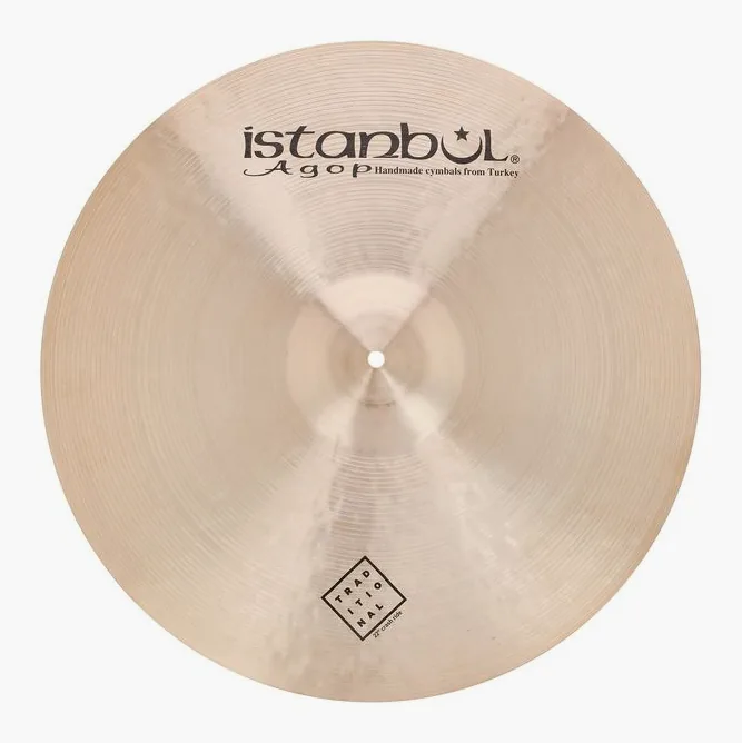 Istanbul Agop 22" Traditional Crash Ride, vue de face, photo 2