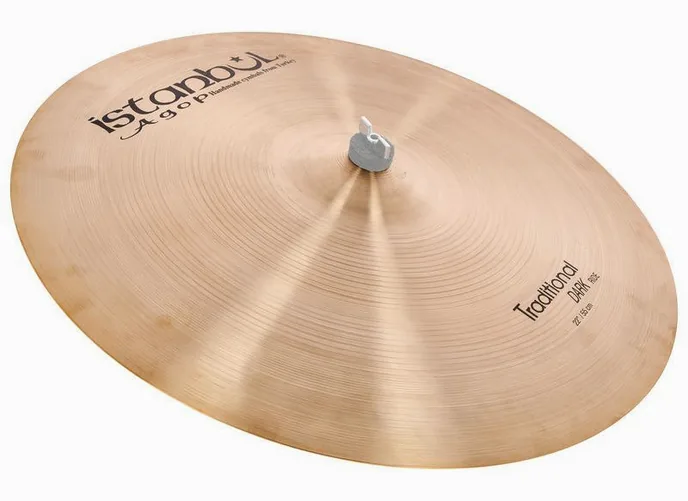 Istanbul Agop 22" Traditional Dark Ride, vue de près, de face