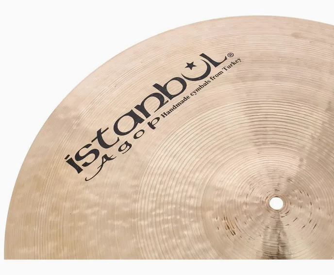 Istanbul Agop 22" Traditional Jazz Med. Ride, sur fond neutre, photo 4