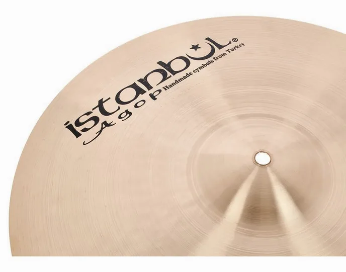 Istanbul Agop Trad. Suspended Crash 18", vue de profil, photo 3