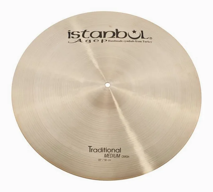 Istanbul Agop Traditional Crash Medium 20", sur fond neutre, photo 2