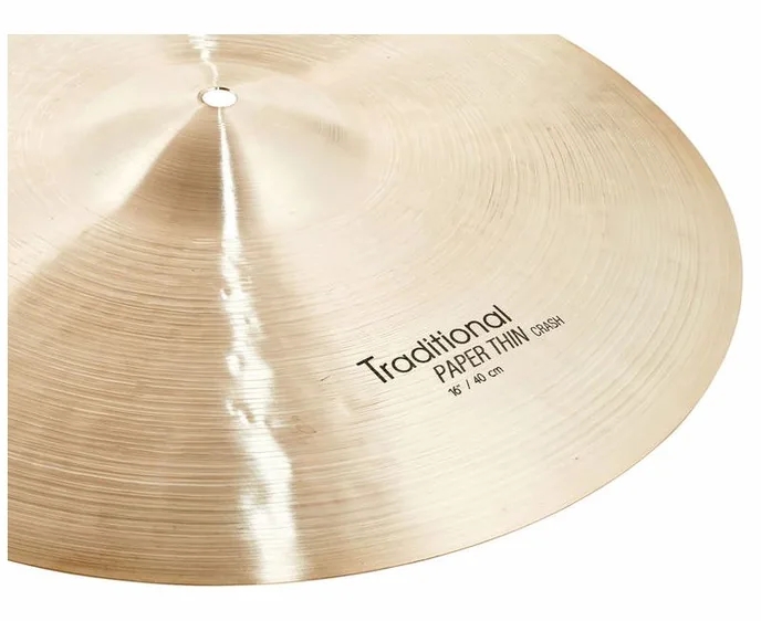 Istanbul Agop Traditional Pap.Thin Crash 16", vue de trois quarts, photo 4
