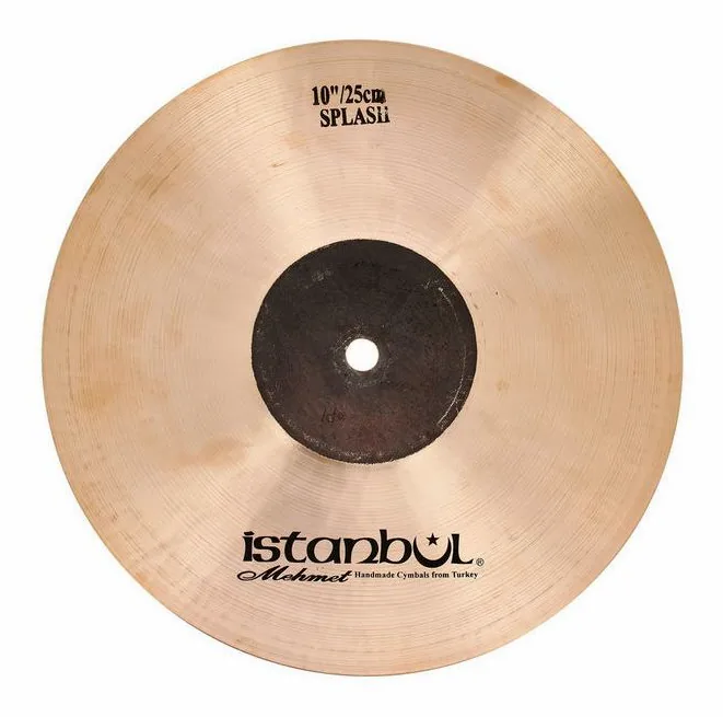 Istanbul Mehmet 10" Black Bell Splash, sur fond neutre, photo 2