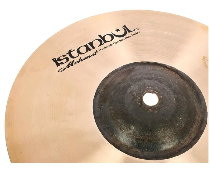 Istanbul Mehmet 10" Black Bell Splash, sur fond neutre, photo 3