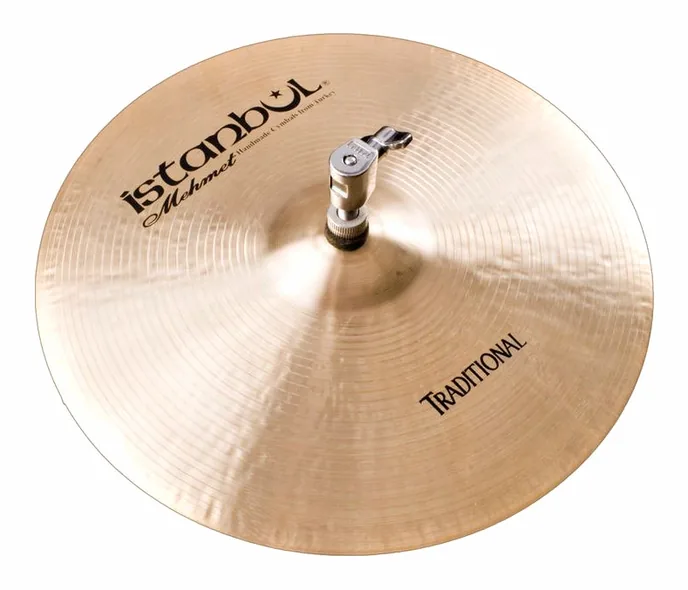 Istanbul Mehmet 10" Light Hi-Hat Traditional, de face sur fond neutre