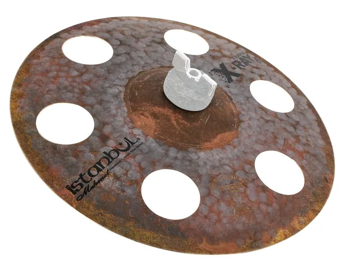 Istanbul Mehmet 10" X-Ray Splash Turk Series, de face sur fond neutre