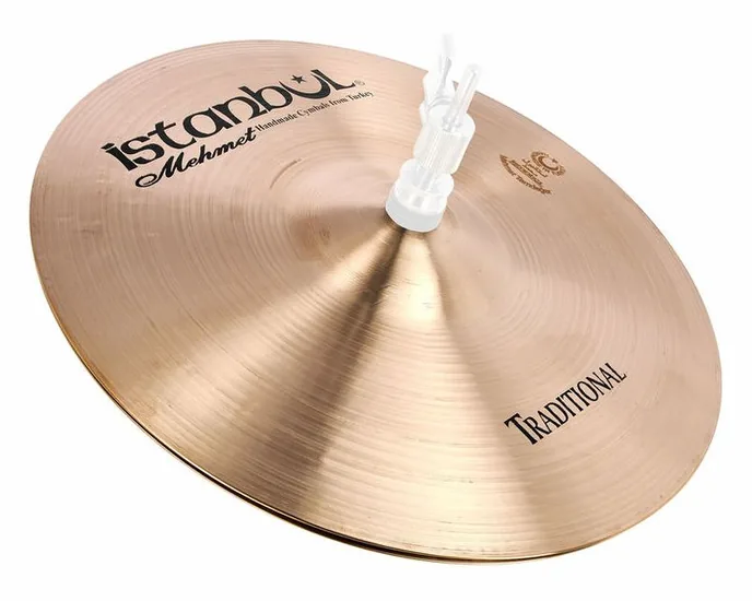 Istanbul Mehmet 12" Light Hi-Hat Traditional, de face sur fond neutre