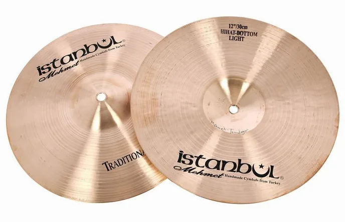 Istanbul Mehmet 12" Light Hi-Hat Traditional, sur fond neutre, photo 3