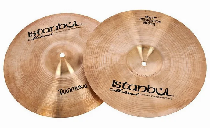 Istanbul Mehmet 12" Medium Hi-Hat Traditional, vue de dessus, photo 3