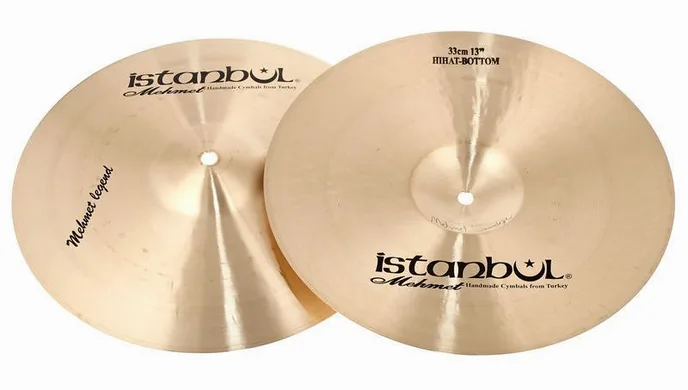 Istanbul Mehmet 13" Legend Hi-Hat, sur fond neutre, photo 3