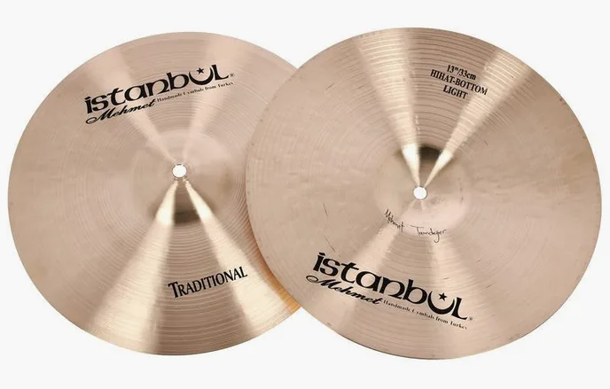 Istanbul Mehmet 13" Light Hi-Hat Traditional, vue de profil, photo 3